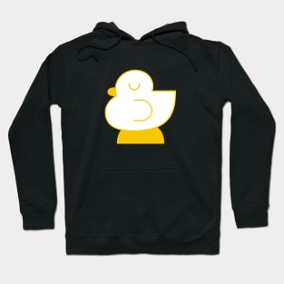 Cute Sleepy Duck Illustration Hoodie